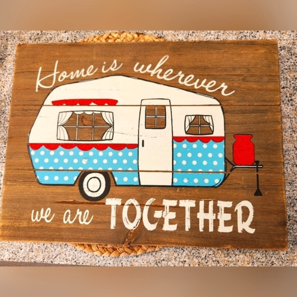 RV Wooden Sign Art